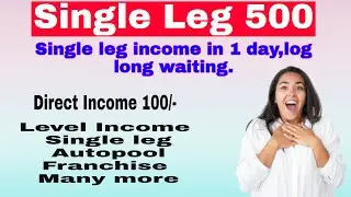 Single leg 500||Best Single leg and Autopool Plan||