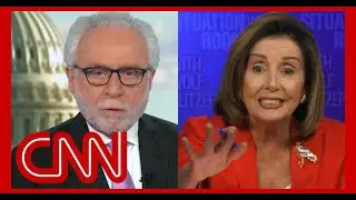 DRUNKEN PROGRESSIVE: Wolf Blizter destroys Nancy Pelosi just by being a human being.