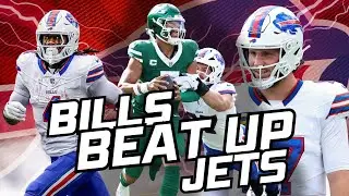 The Bills BEAT UP Jets in BLOWOUT win: James COOK(ed), Josh Allen BLOODIED and Joey Bosa DOMINATED