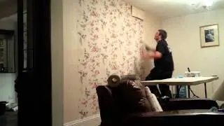 wallpapering timelapse