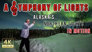 A Symphony of Lights - Alaska's Northern Lights in Real-Time Video