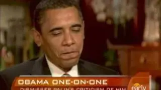 Obama Reacts to Sarah Palin Criticism