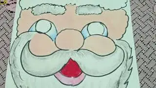 Learn how to make easy Santa Face Mask