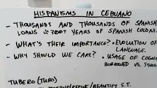 Let's Learn Cebuano Visayan - Hispanisms in Cebuano 1