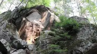 Hiking in and around Purgatory Chasm State Reservation in Sutton, MA