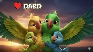 Parrot ki family #तोता और उसका परिवार: एक प्यारी कहानी #short