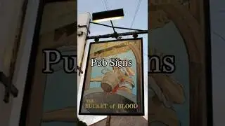 British Pub Signs #britain #pubculture #pub #ale #history #beer
