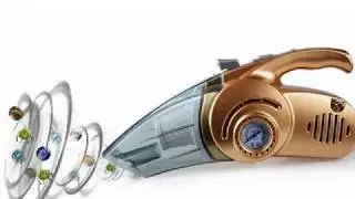 Многофунциональный автомобильный пылесос 4 в 1 Car Vacuum Cleaner