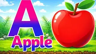 A for Apple 🍎 Kids A to Z Alphabet Video | Hindi Meaning | Nursery & Preschool Education