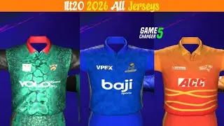Ilt20 2026 All Jerseys In Game changer 5 🔥 | Game Changer 5 V4.2 Release Date 
