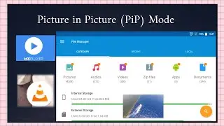 Picture in Picture(PiP) Mode in MX player &VLC, Vivo video player