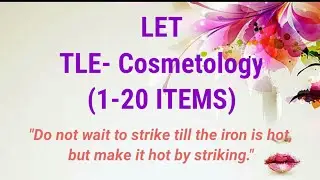 LET- TLE- Cosmetology Reviewer