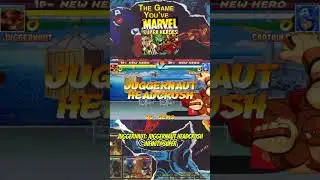 MARVEL SUPER HEROES (PSX) JUGGERNAUT SUPER | TEAMEX #viral #shorts #capcom #marvel #gaming