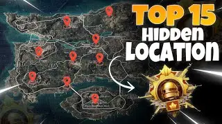 😱Top 15 secret location in bgmi / pubg mobile for rank push ✅ ❌ All Hidden locations