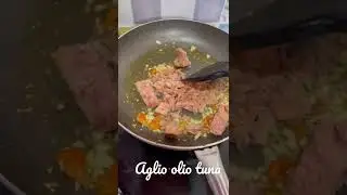 Resep aglio olio tuna