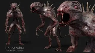 Chupacabra - Forest Beast Collection | Unreal Engine 4/5 (FAB) and Unity horror character