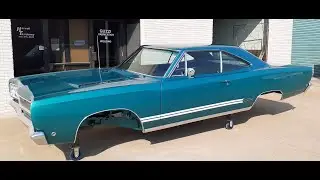MUSCLE CAR RESTORATION -  1968 GTX  - SEA FOAM GREEN - BODY/PAINT  -  DIY Auto Restoration