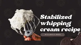 The best recipe for stabilized meister whipped cream