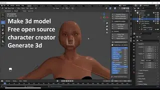 make 3d model | free open source character creator | generate 3d