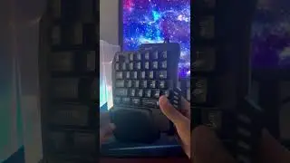 Jedel K-601 One-Hand Gaming Keyboard | Compact RGB Gaming Gear 🎮