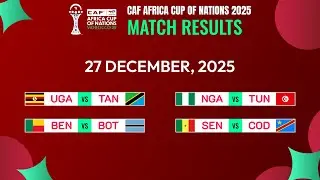 Group C - D: Matchday 2 Results | CAF Africa Cup of Nations 2025.