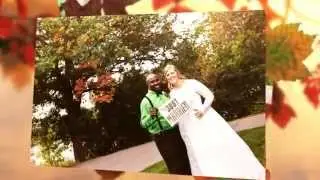 Derick and Missy Fall Wedding Outdoor Fall Wedding MN