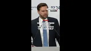 German Defense Minister calls JD Vance&rsquo;s speech &lsquo;unacceptable&rsquo;