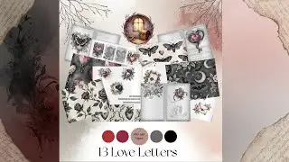 13 Love Letters | A Gothic Valentine Journaling Kit| Valloween