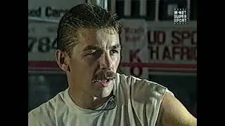 Interview with Brian Mitchell leading up to his 9th WBA world title defence. 1989.