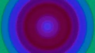 Flashing Colored Circles Changing Background Colors of Neon Video Disco Party