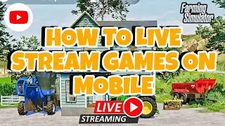 How to live stream games on mobile without external apps |youtube live