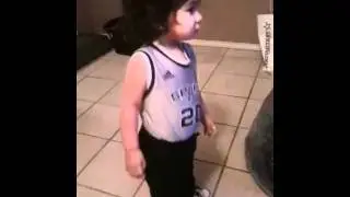 1 year 6 month old spurs fan!