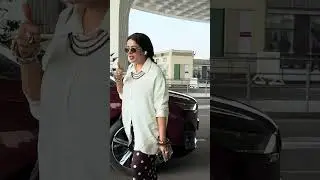 Neha Pendse spotted at airport departure #youtubeshorts #yt #youtube #ytshorts