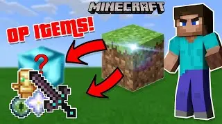 Minecraft, But DIRT Drops OP Items