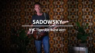Sadowsky NYC Strat Quilt Tiger Eye Burst 2011 в исполнении Эрвина ван Лигтена | Демо @ TFOA