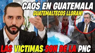 🔴 GUATEMALA EN CAOS - BUKELE TENIA RAZON: PANDILLEROS SALEN A ATACAR A LA POLICIA EN GUATEMALA 🤯