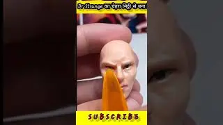 #drstrange He makes |Dr strange Face with clay| Marvel #shorts #art #clayart #marvel #avengers