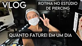 ROTINA NO ESTÚDIO DE PIERCING - QUANTO GANHA UM BODY PIERCER?