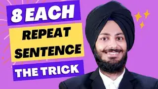 PTE Repeat Sentence Tricks for 8 Each | Speaking Tips, Tricks & Strategies 2023 | Singh PTE    #pte
