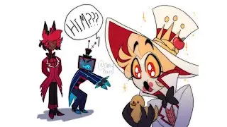 This is The Idiot Alastor fell in love with - hazbin hotel comic dub