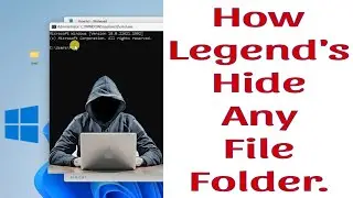 Hide Files & Folders the Smart Legends Way | command prompt #windowstips