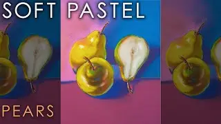 Painting Pears in Soft Pastel