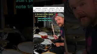 Easiest way to play metric modulations on drums!