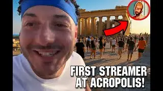 I Climbed the Acropolis Live on Twitch (Athens, Greece)