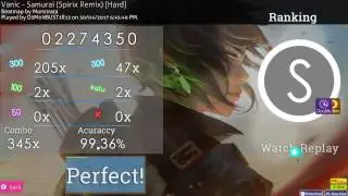 Osu Vanic - Samurai (Spirix Remix) [Hard]