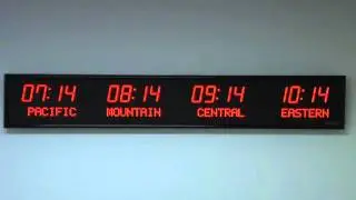 BRG Precision Product's 6610H - 4 Zone Programmable Time Zone Clock