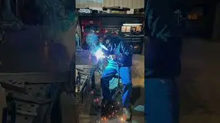 Another day &mdash; Doing what we do. #chiassonsmoke #fabricationshop #bluecollar