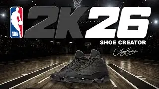 NBA 2K26 Shoe Creator - How to make Air Jordan Retro 13 'Black Cat'