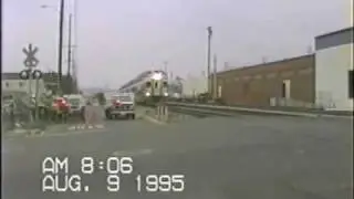 Coaster Train & Amtrak San Diegan, Aug 1995