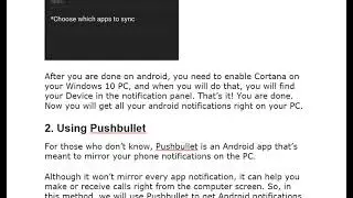 Get Android Notifications On Windows 10
